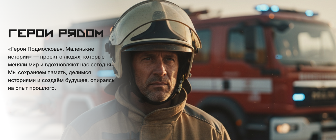 «Герои Подмосковья. Маленькие истории» — расскажите о тех, кто вдохновляет
